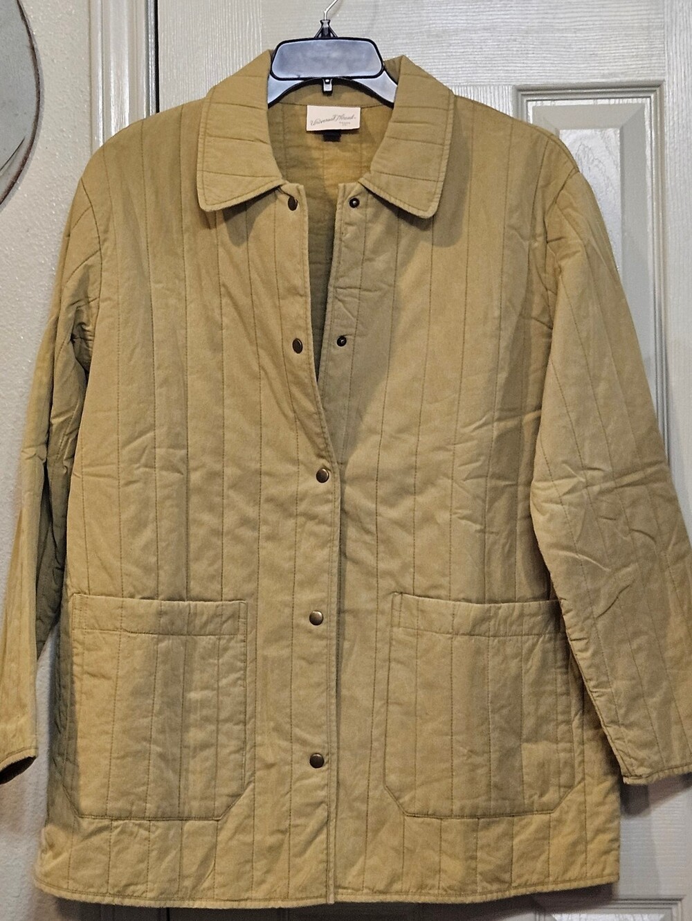 Universal Thread Quilted Jacket Chartreuse Yellow/Green